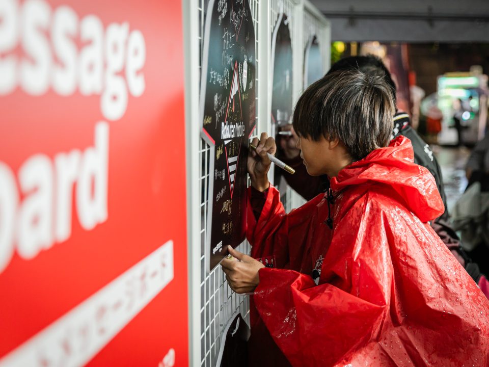 仙台に続き、神戸でもブースを展開。ヴィッセル神戸ファン・サポーター